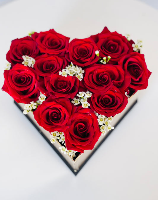 Heart Rose Box