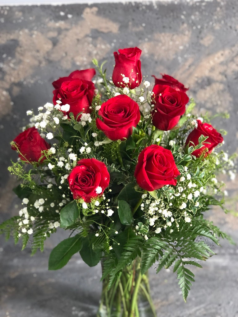 Classic Rose Vase Arrangement