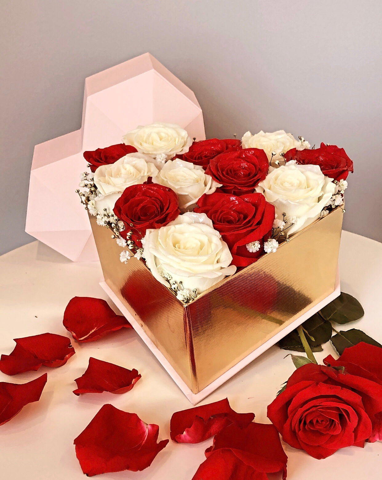 Heart Rose Box