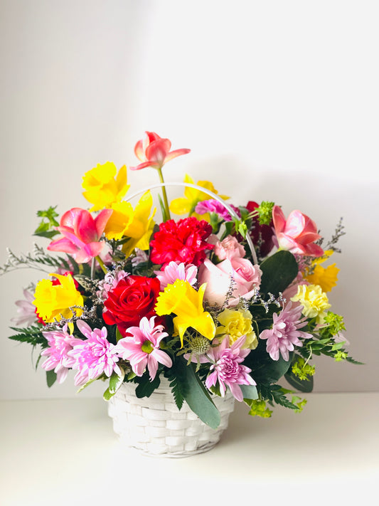 Spring Bloom Basket