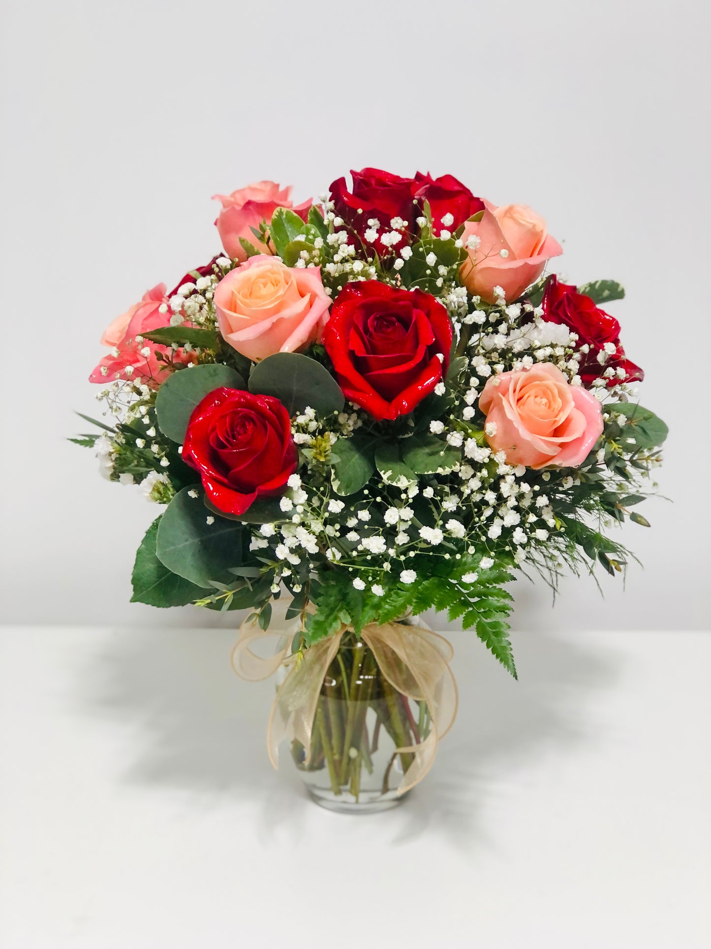 Classic Rose Vase Arrangement