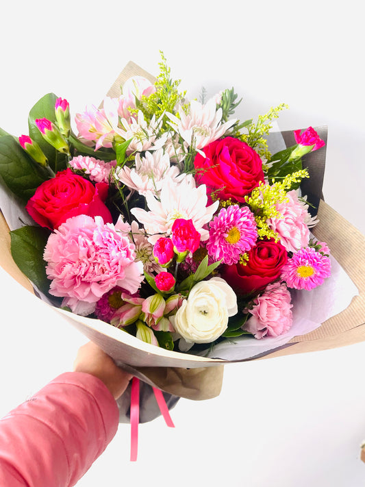 Hand Tied Bouquet Regular Wrap