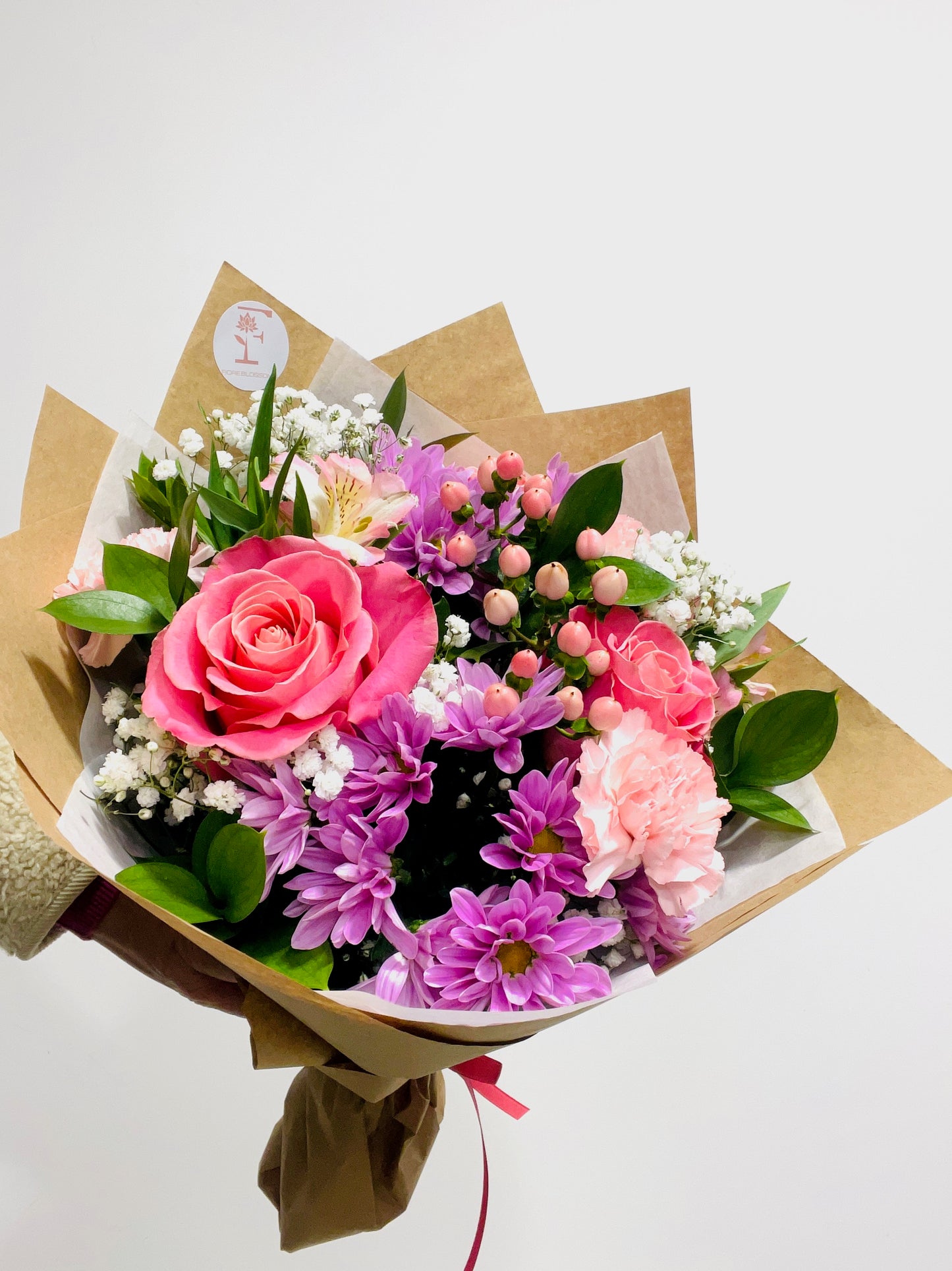 Hand Tied Bouquet Regular Wrap
