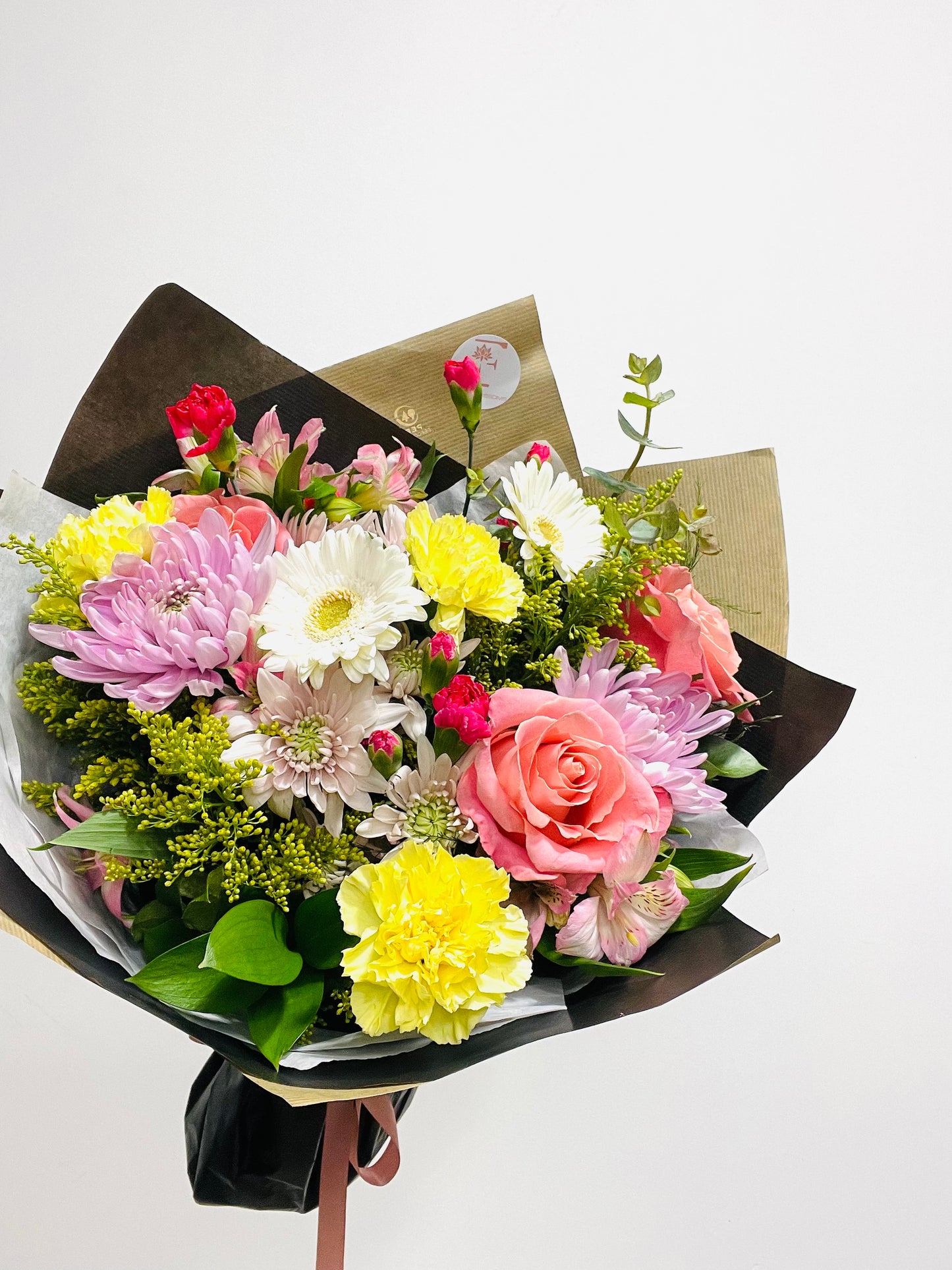 Hand Tied Bouquet Regular Wrap