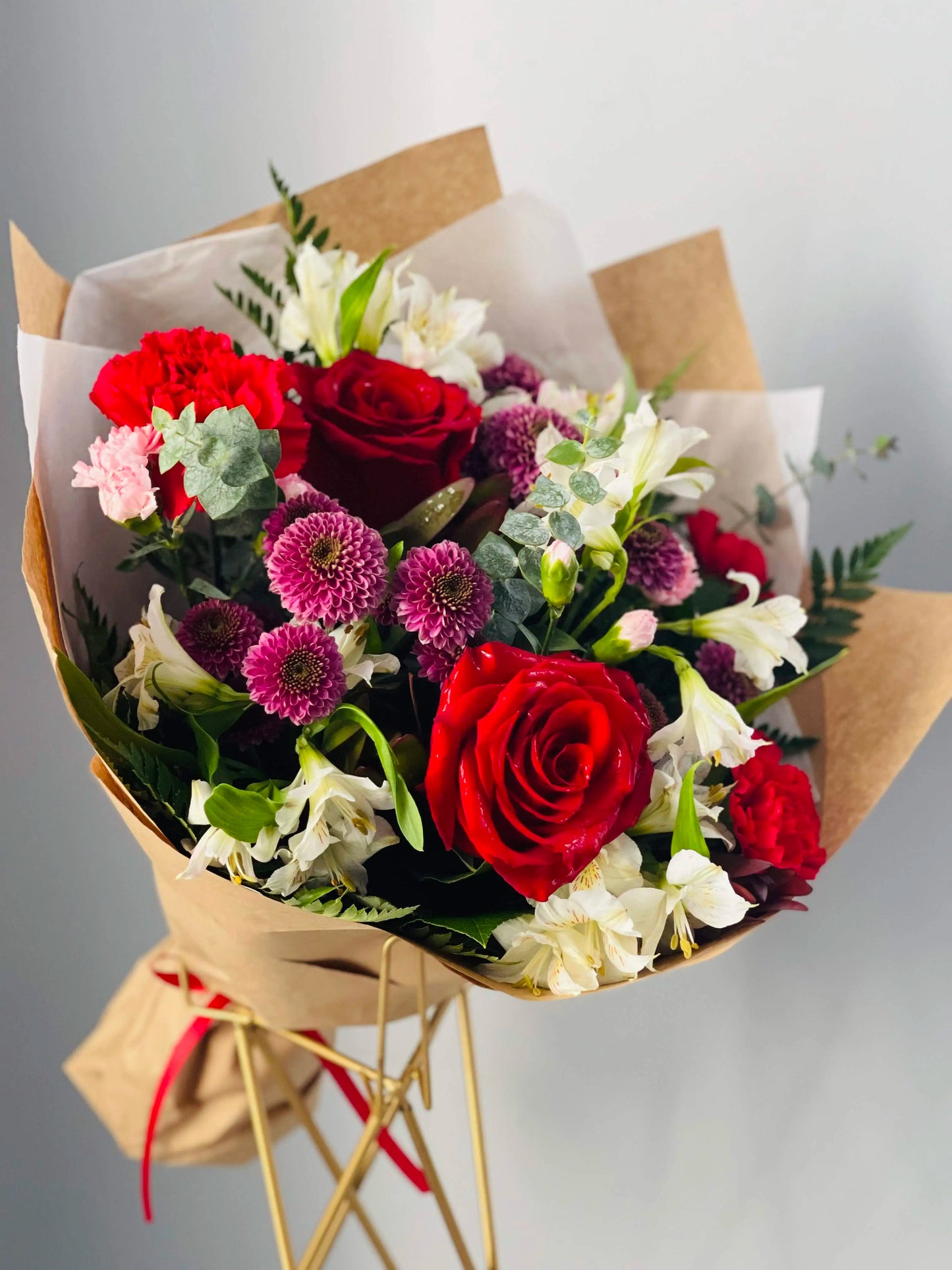 Hand Tied Bouquet Regular Wrap